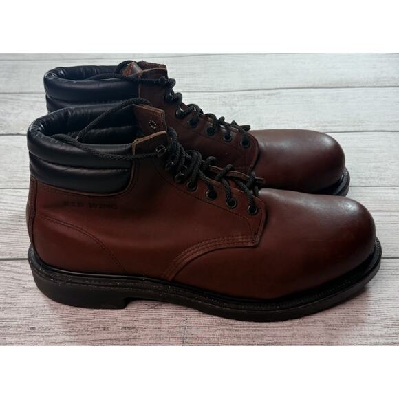 Red Wing Men’s 2245 SuperSole Electrical Hazard Steel Toe Work Boots Size 13D - Picture 4 of 11